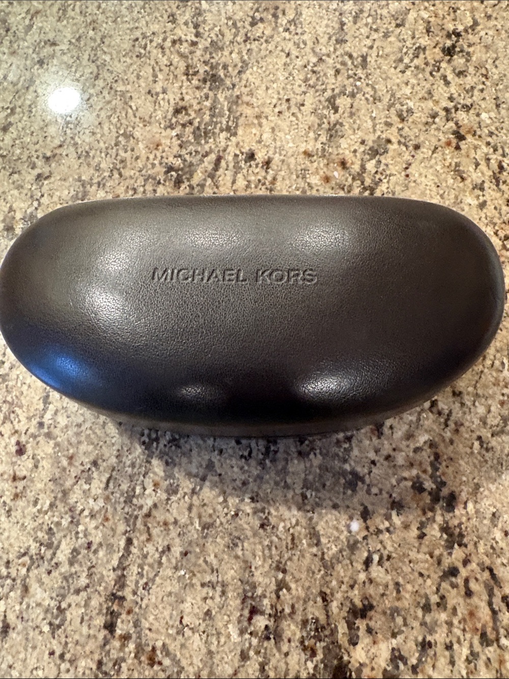 MK brown sunglasses case